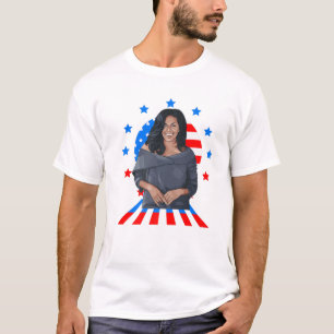 Svart historikmånad Michelle Obamas president T Shirt