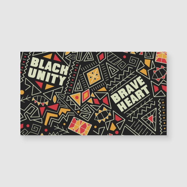 Svart historikmånad Mönster (Framsida)