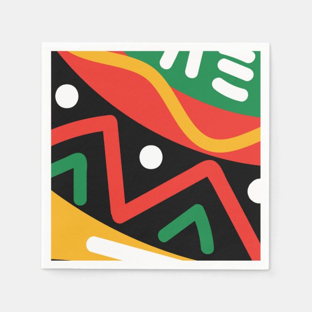 Svart historikmånad - Papper Pappersservett (Framsidan)