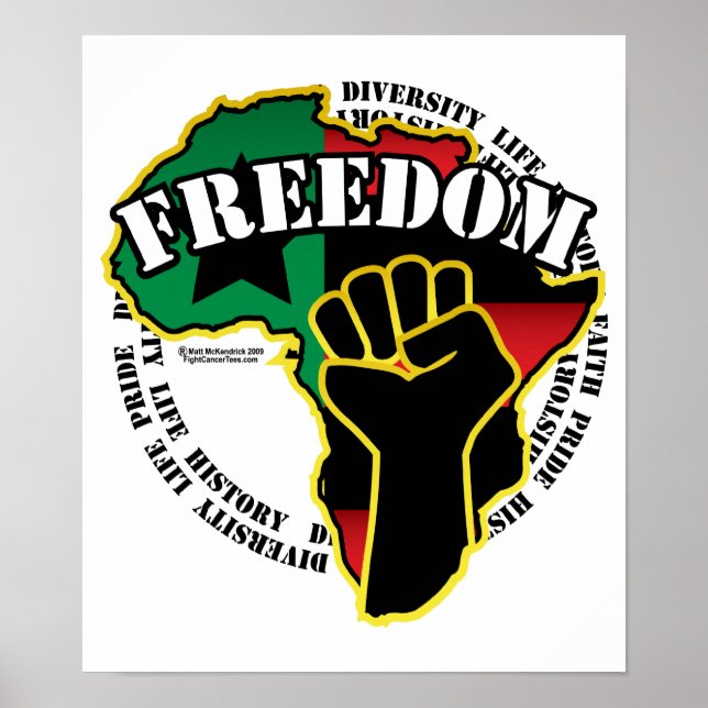 Svart historikmånad poster (Framsidan)