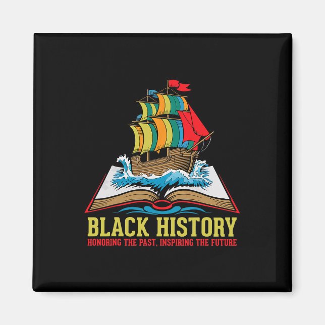 Svart historikmånad Proud African American Culture Magnet (Framsidan)