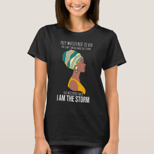 Svart historikmånad Shirt African Woman Afro Jag ä T