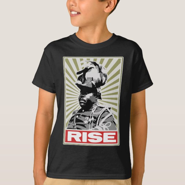 Svart historikmånad - Stiga upp astronomisk T Shirt (Framsida)