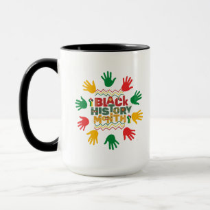 Svart historikmånad, svart historia mugg 15 oz