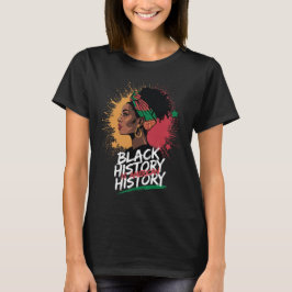 Svart historikmånad - svart historik är amerikansk t shirt