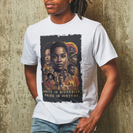 Svart historikmånad t shirt
