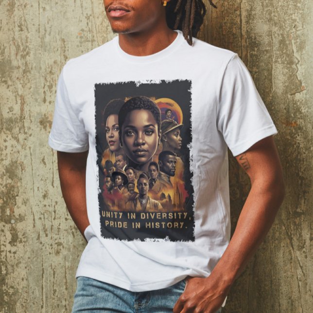 Svart historikmånad t shirt (Skapare uppladdad)