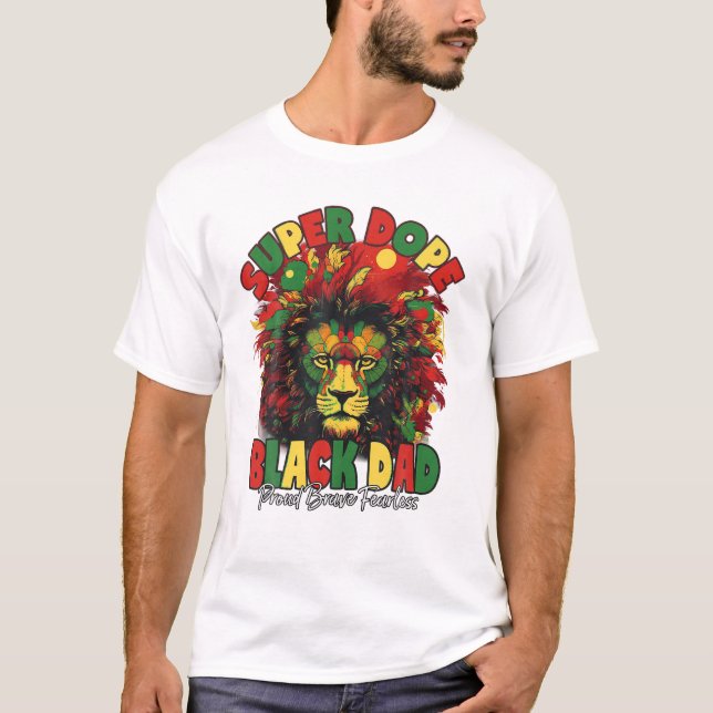 Svart historikmånad t shirt (Framsida)