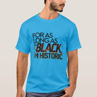 Svart historikmånad T-Shirt-design T Shirt