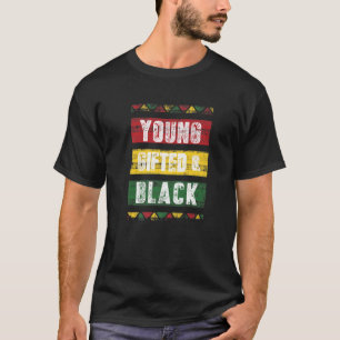 Svart historikmånad T Young Giftad afrikansk kvinn Shirt
