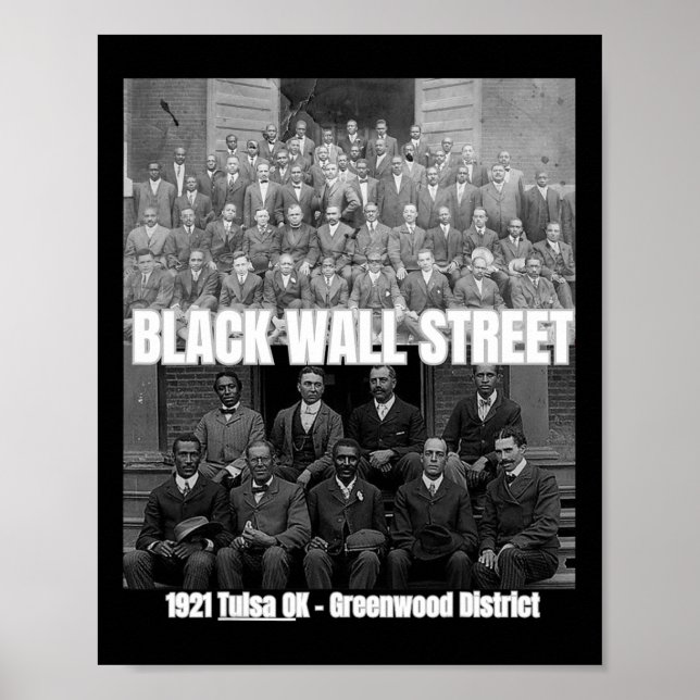 Svart historikmånad - Tosla - grundare av Black Wa Poster (Framsidan)