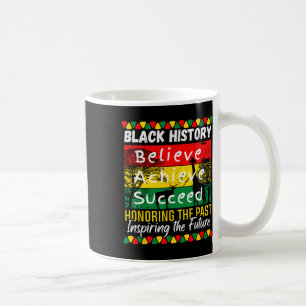 Svart historikmånad tro att Melani lyckats Kaffemugg