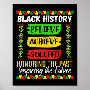 Svart historikmånad tro att Melani lyckats Poster