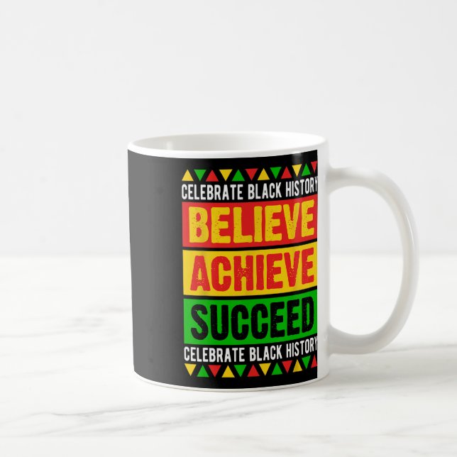 Svart historikmånad, tro på en framgångsrik Afrika Kaffemugg (Höger)