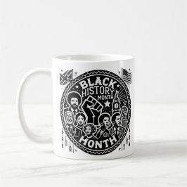 Svart historikmånad, utskrift kaffemugg