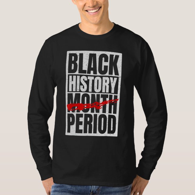 Svart historikperiod, svart Pride Retro Black Hist T Shirt (Framsida)