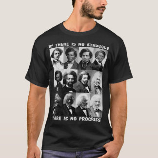 Svart historikstrid och Progress Frederick Dougla T Shirt