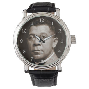 Svart historisk ikon: Booker T Washington, Porträt Armbandsur
