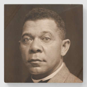 Svart historisk ikon: Booker T Washington, Porträt Stenunderlägg