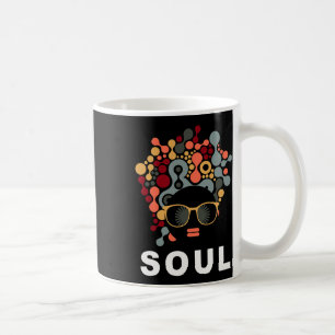 Svart historisk kraftgåva melanin amerikansk afrik kaffemugg