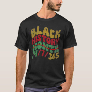 Svart historisk månad 247365 Manar Women Kids Groo T Shirt