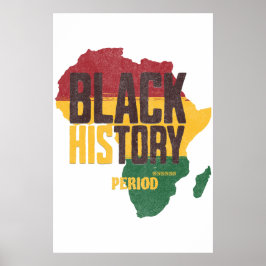 Svart historisk period Afrika Kart Hemsida Familj Poster