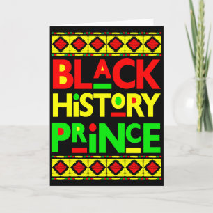 Svart historisk prins Melanin Pojke Son Bruh Brun Kort