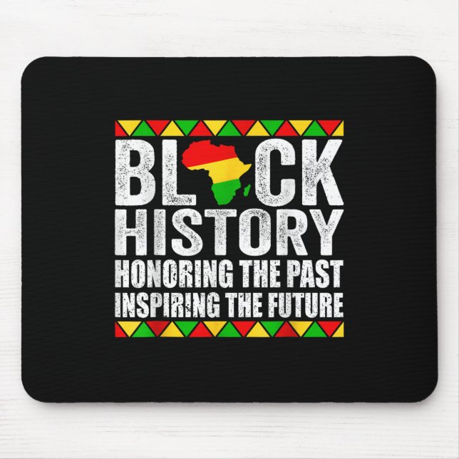Svart historisk utbildning är Freedom Bokar Black Musmatta (Framsidan)