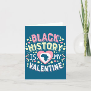 Svart historisk valentin retro citat design kort