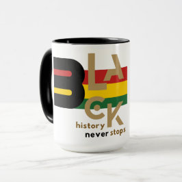 Svart historiskt kulturarv Grafisk Unisex Historia Mugg