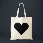 Svart hjärtabröllop tygkasse<br><div class="desc">Denna är den härliga totot hänger lös för älskare med avbilda av svart hjärta för ny gifta och någon annan tillfället. Den även kan skräddarsy med din namn eller logotyp.</div>