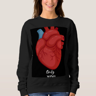 Svart Hjärtat Grafisk T-Shirt | Estetisk t-shirt