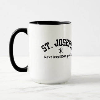 Svart, högsteckensnitt för St. Joseph Next Level P Mugg