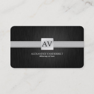 Svart högvärdig elegant och silvervisitkort visitkort