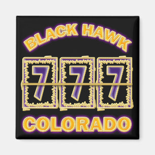 SVART HÖK COLORADO MAGNET