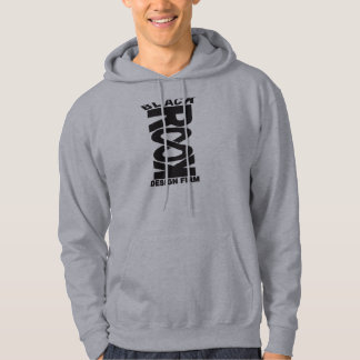 Svart Hoodie för råkadesignfirma