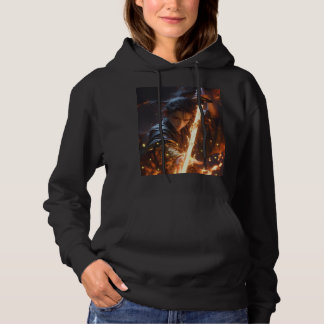 svart hoodie t shirt