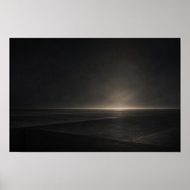 Svart horisontell yta — Aurema Poster (Framsidan)