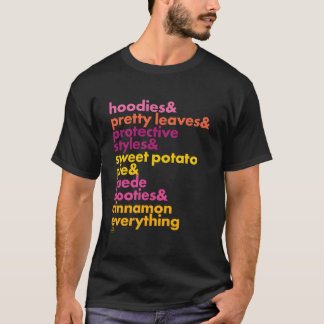 Svart Höst Svart Fall T Shirt