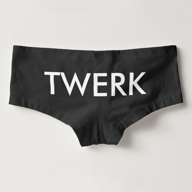SVART HOTPANTS FÖR TWERK BOXERTROSA (Baksida)
