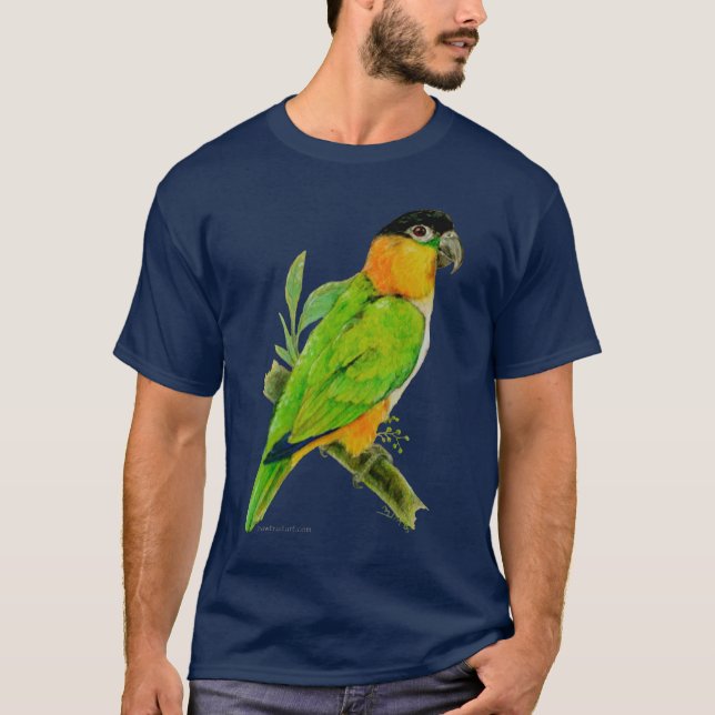 Svart hövdad Caique Tröja (Framsida)
