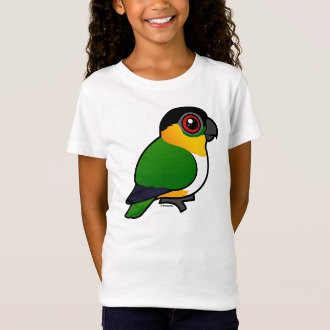 Svart-hövdad papegoja t shirt (Framsida)