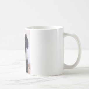 Svart hund kaffemugg