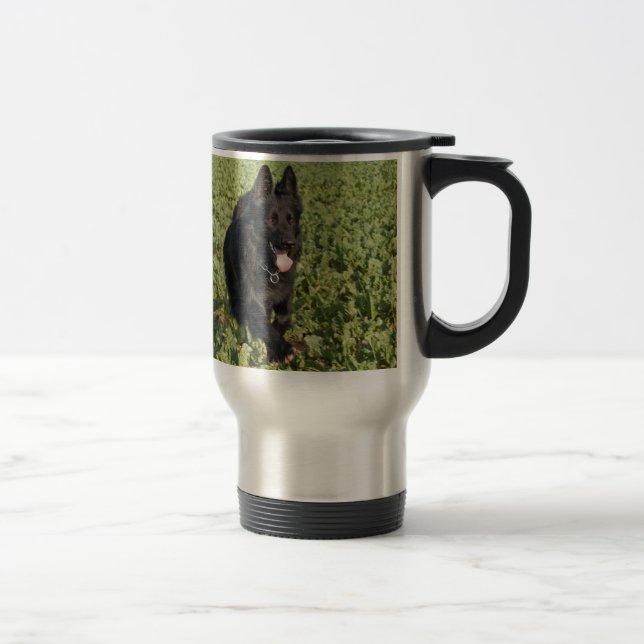 Svart Hund Resemugg (Höger)