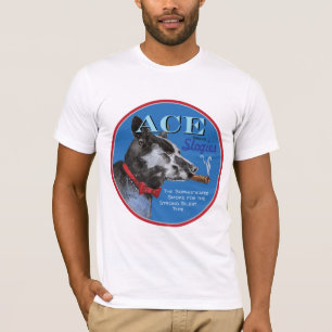 Svart hund t-shirt
