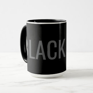 Svart Hund - Typografi Mugg