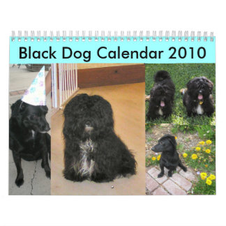 Svart hundkalender 2010 kalender
