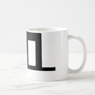 svart husvagnsymbol kaffemugg