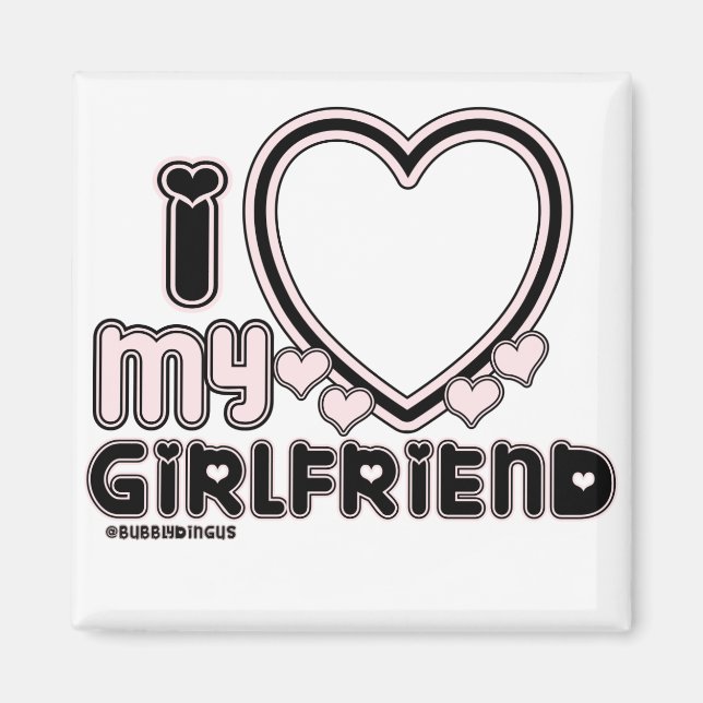 svart i luv 1 magnet (Framsidan)