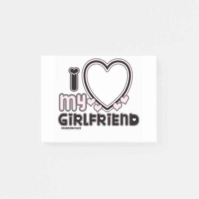 svart i luv 1 post-it block (Framsida)